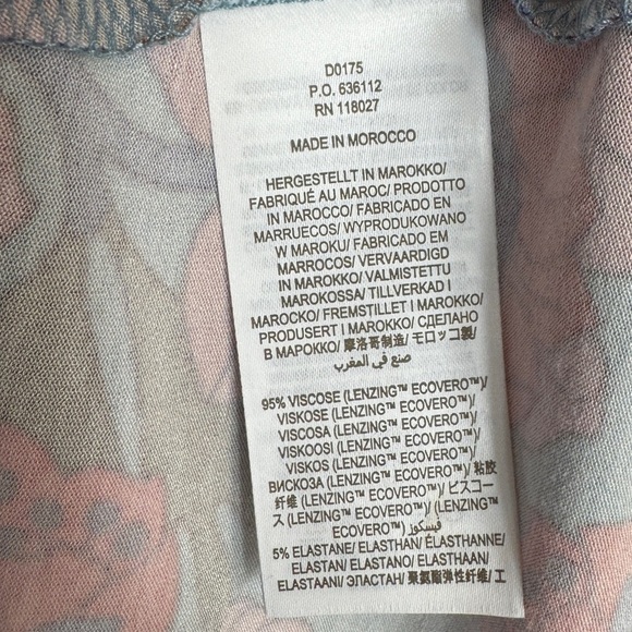 Boden Smock Detail Jersey Maxi Dress, Dusty Blue Terrace Bud, Size 10 - Picture 10 of 11